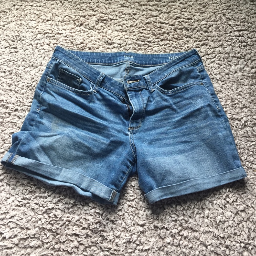 Above the Knee Jean Shorts